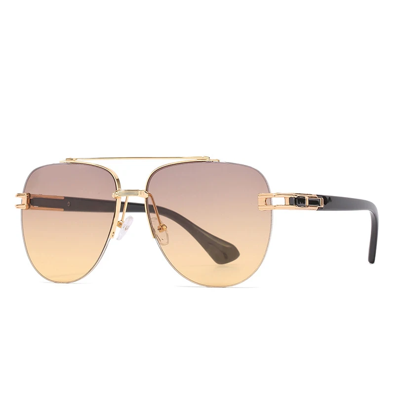 

Hot sale cat's eye half frame PC lens UV400 fashion glasses 2021 sunglasses, Custom colors