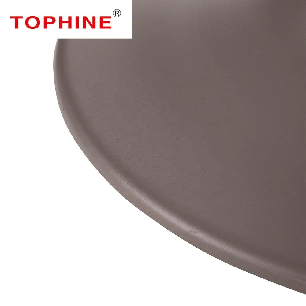 
TOPHINE Aluminum brushed Powder coating trumpet bar bistro small low table legs table bases 