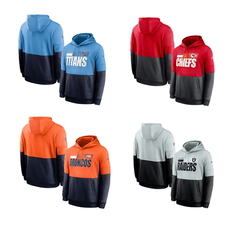 

2021 Wholesale High Quality Autumn Winter Men NFL Jackets American Football Hoodies Rugby Team Tracksuit