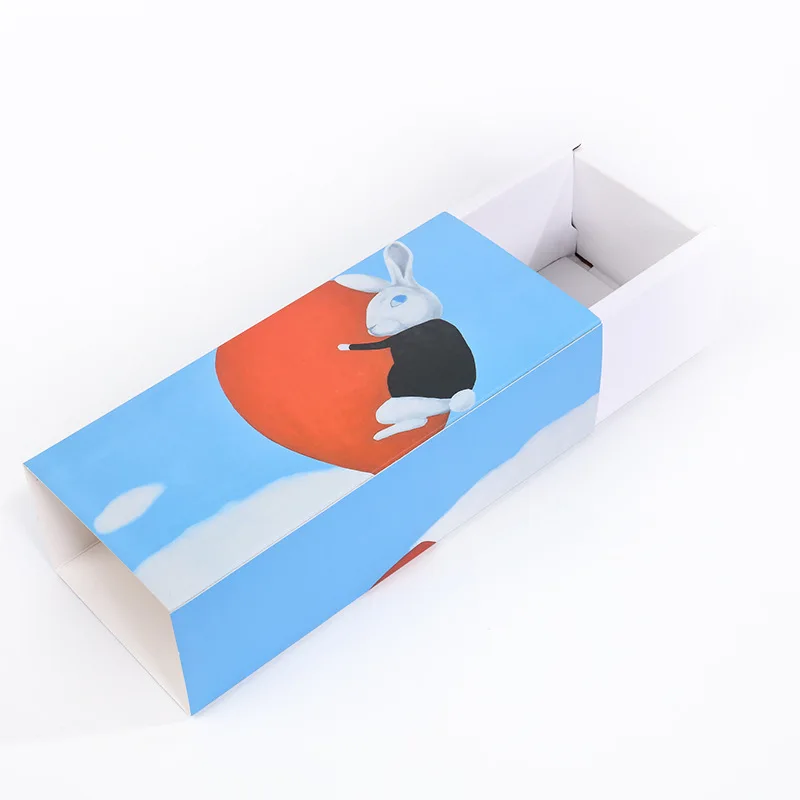 
DIY Sliding Food Cookies Packaging Boxes Paper with Sleeve and Dividers 