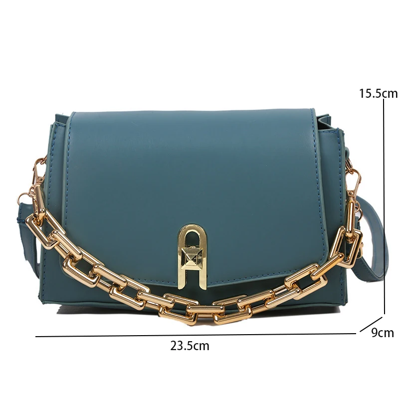 

2021 New Retro Fashion One-shoulder Messenger Chain Portable Small Square Bag Side Bags For Girls Shoulder Chain Designer, As show
