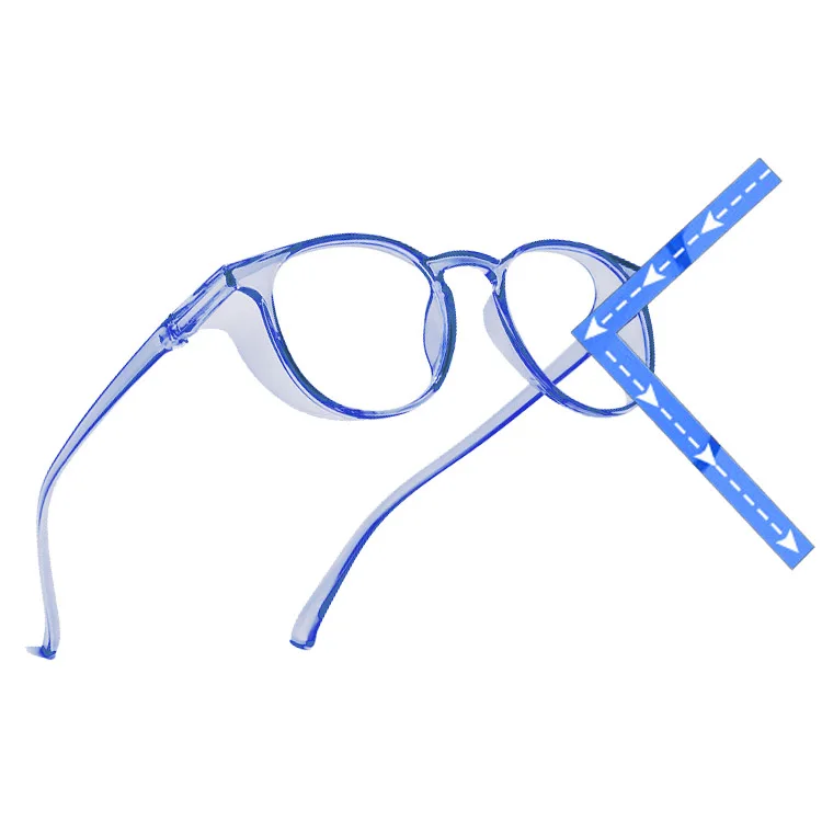 

2021 New Arrival Transparent Anti BLue Light Glasses Anit Fog Anti Pollen Anti Dust Anti Spittle Anti Wind Sand Eyeglasses