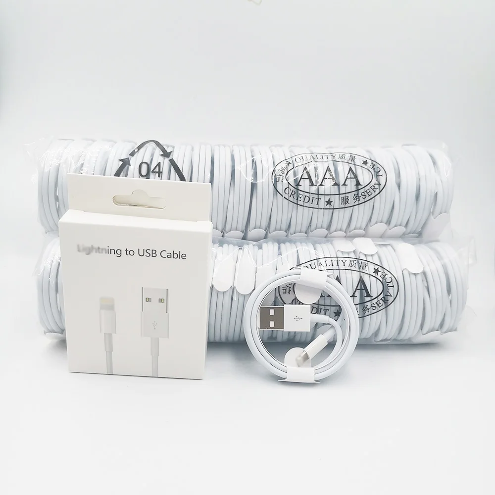 

Wholesale Original In Bulk I Phone Chargers USB To Lightn 1m Adapter Lightening Charging Data Cable For IPhone Apple 4/6/7