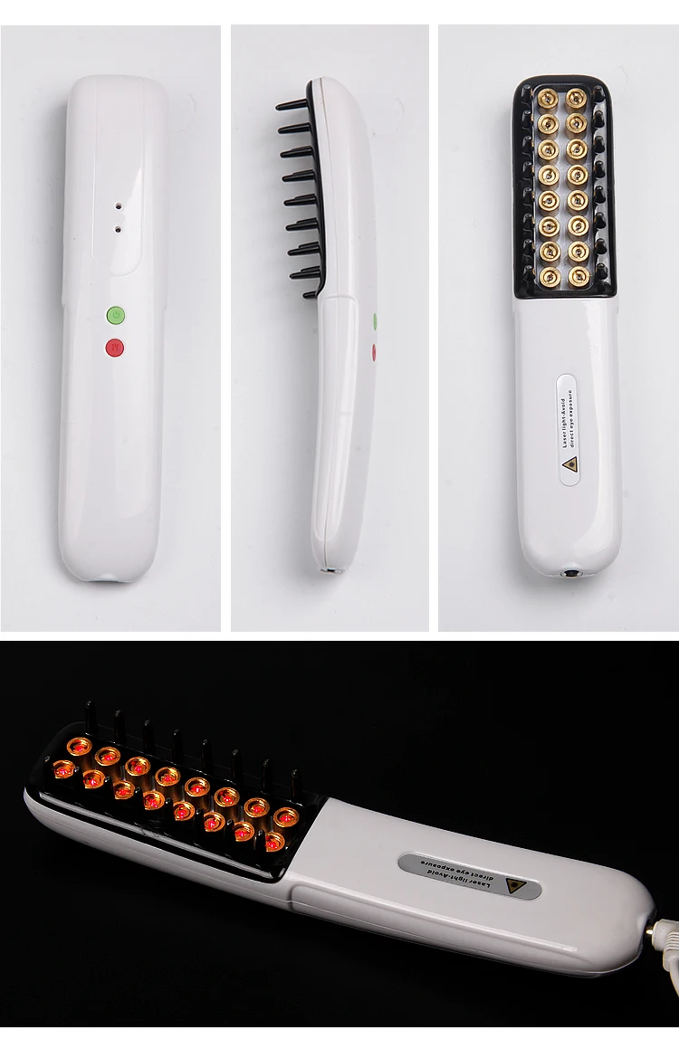 CE 16 Diode Laser 660nm Wavelength 30mW Comb For Anit-Hair Removal Hair Loss Regrowth Treatment