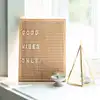 Wooden Letter Board Oak - Letterboard Message Board, Felt Board Modern Farmhouse, Modern Cabin Natural Handcrafted,