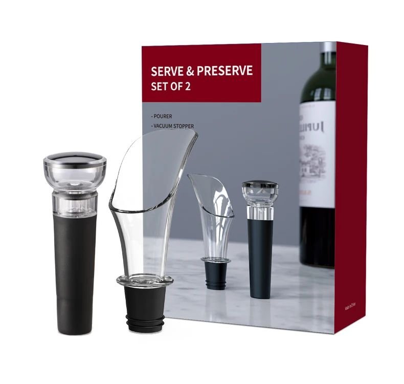 

2020 Amazon Food-grade Material Wine Accessories Gift Set