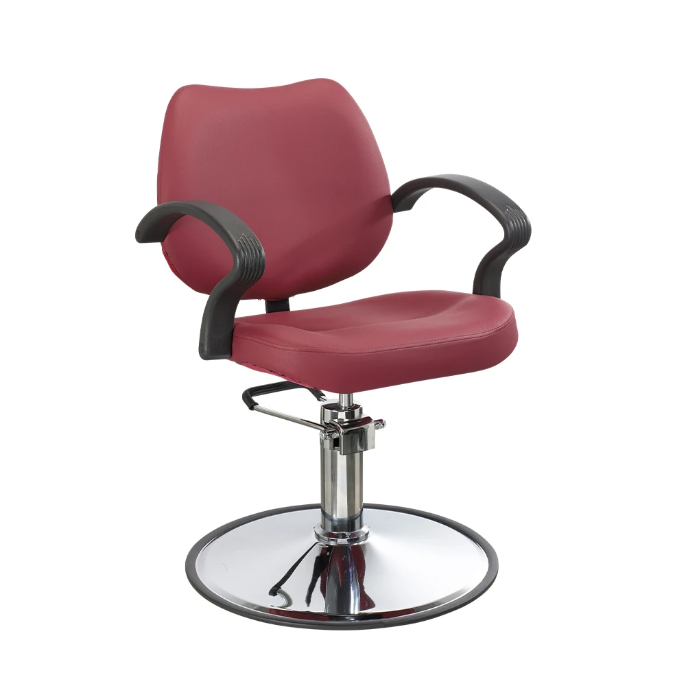 

Adjustable height red styling hair dressing salon furniture sets, Optional