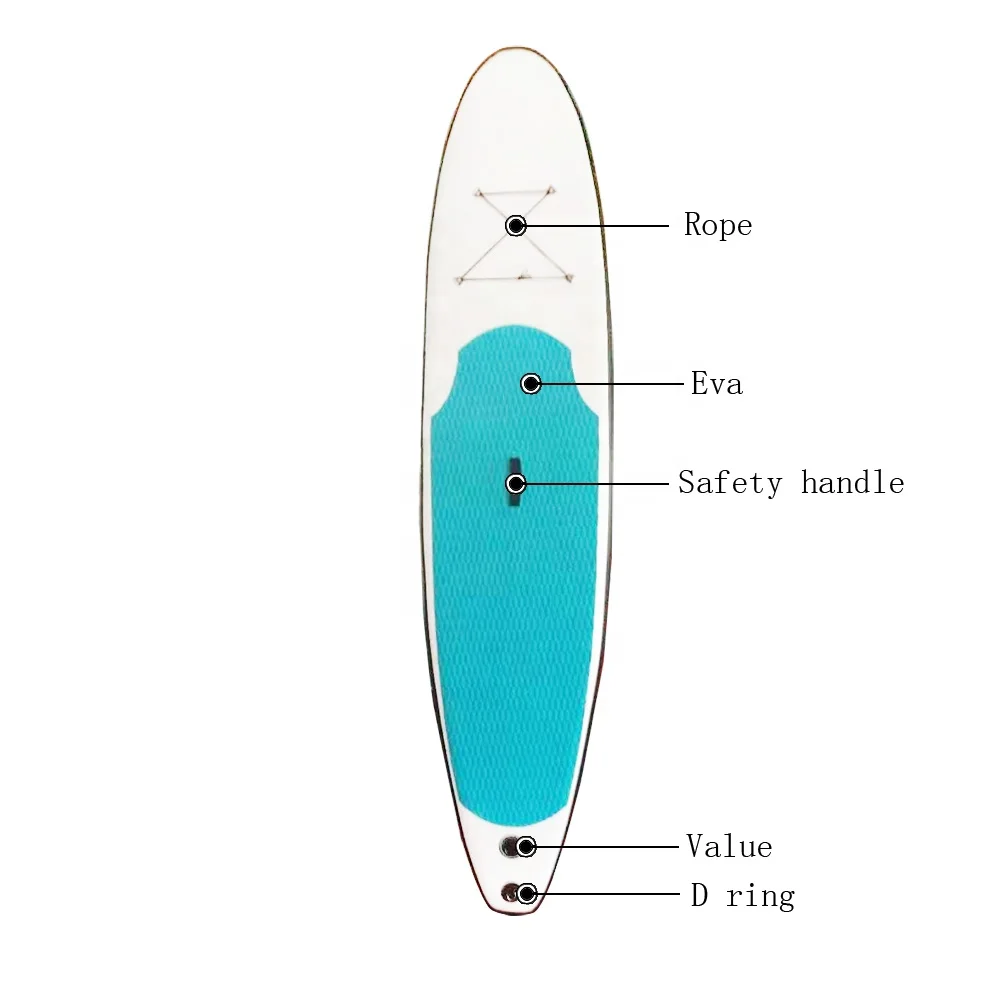 

2021 new design hot sale sup 320cm single layer sup boards inflatable stand up surf boards inflatable stand up paddle board