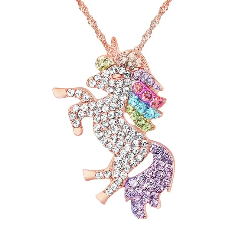 

Wholesale fashion little horse shape children pendant necklace N88