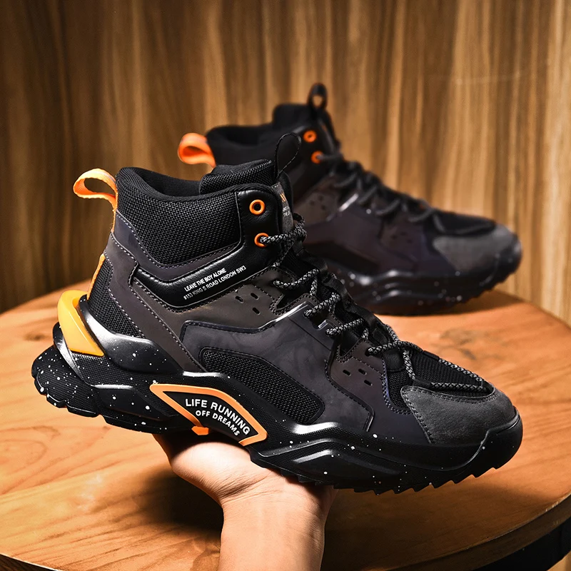 

size 39-45 Large size reflective men's shoes fashion sports popular style new sports shoes Men daddy sneakers men casual shoes