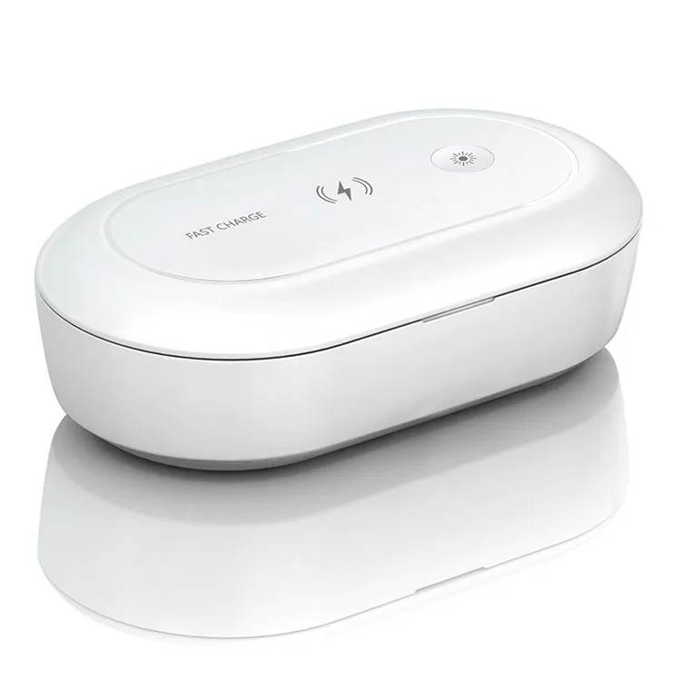

2-in-1 UV Sterilizer Box Cell Phone Sanitizer Disinfection Box 10W Wireless Charging Charger Station