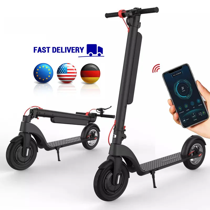 

Waterproof high speed X8PRO 8.5inch Elektrische Step Holland Warehouse Trottinette Lectrique Two Wheel Folding Electric scooter