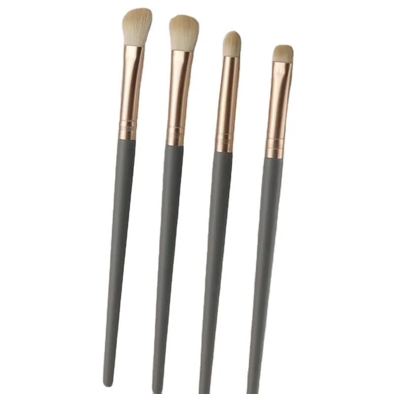 

Blue makeup brush 4 soft hair loose powder eye shadow foundation brush