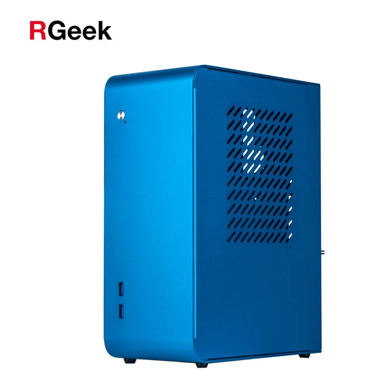 Rgeek Diy Aluminum Mini Pc Itx Micro Atx Slim Case Tower Computer Case