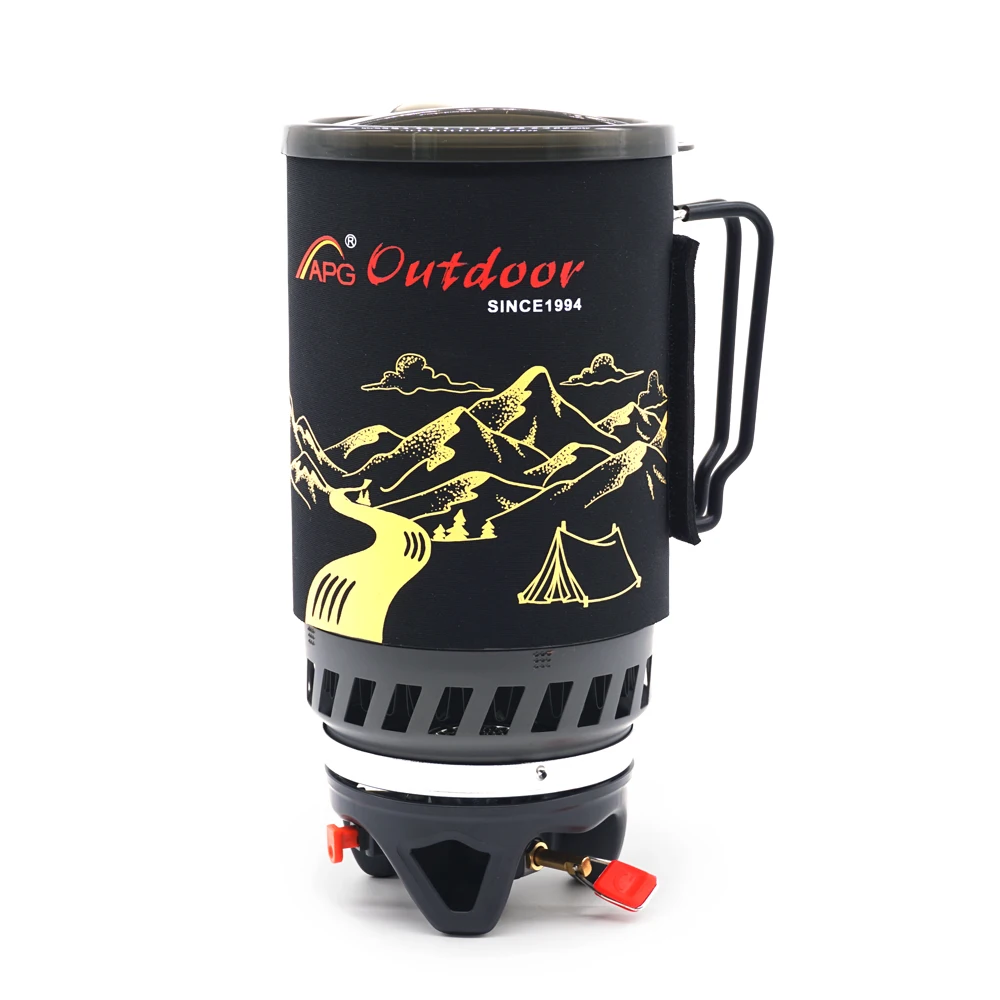 

APG 1400ml camping gas stove fires cooking System and portable gas burners