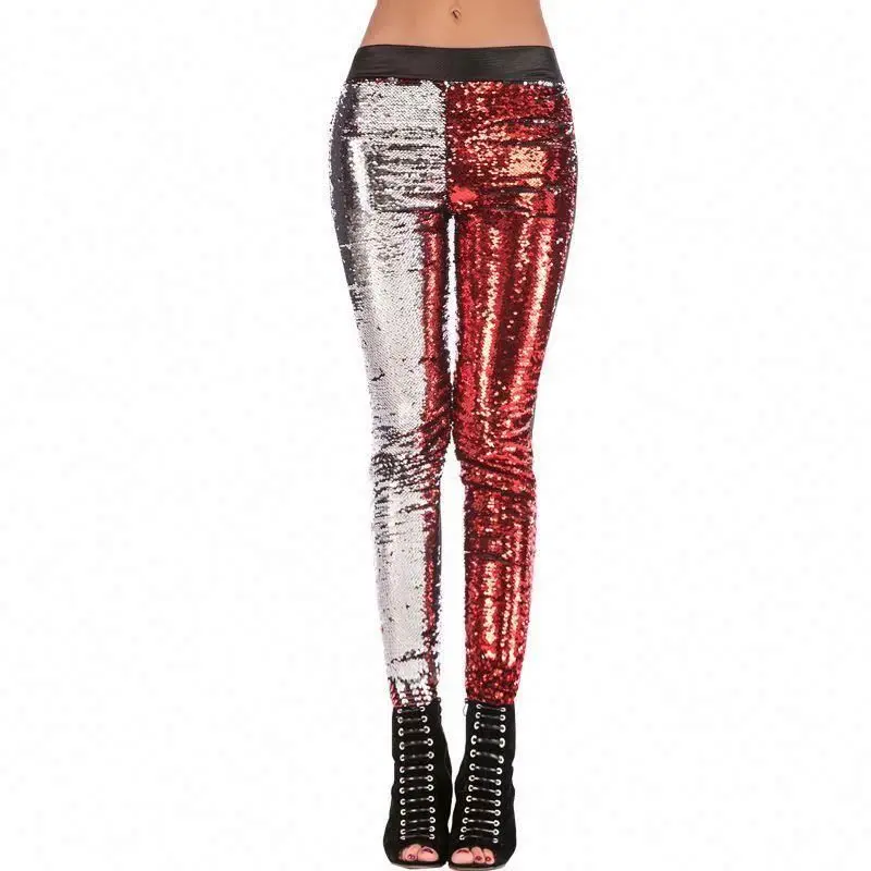 veste legging paillette rouge veste legging paillette rouge