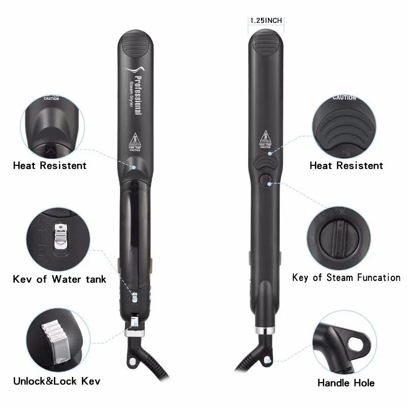 steam hair straightener