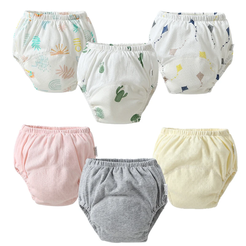 

Washable diaper pants baby pull up Thin cotton Diaper pants Baby learning training pants