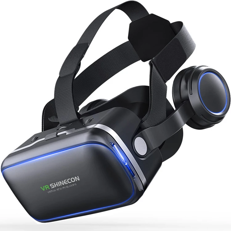 

VR SHINECON SC-G04EA Headset Version Virtual Reality 3D Glasses Support 4.7-6.53 inch Large Screen Smartphone