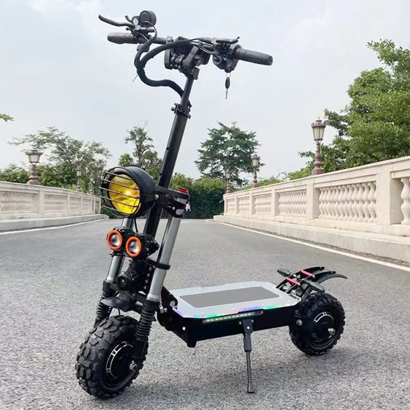 

CLOUD fast electric scooter 80km/h dual motor 5600W foldable off road electric scooters powerful adult 11inch e scooter
