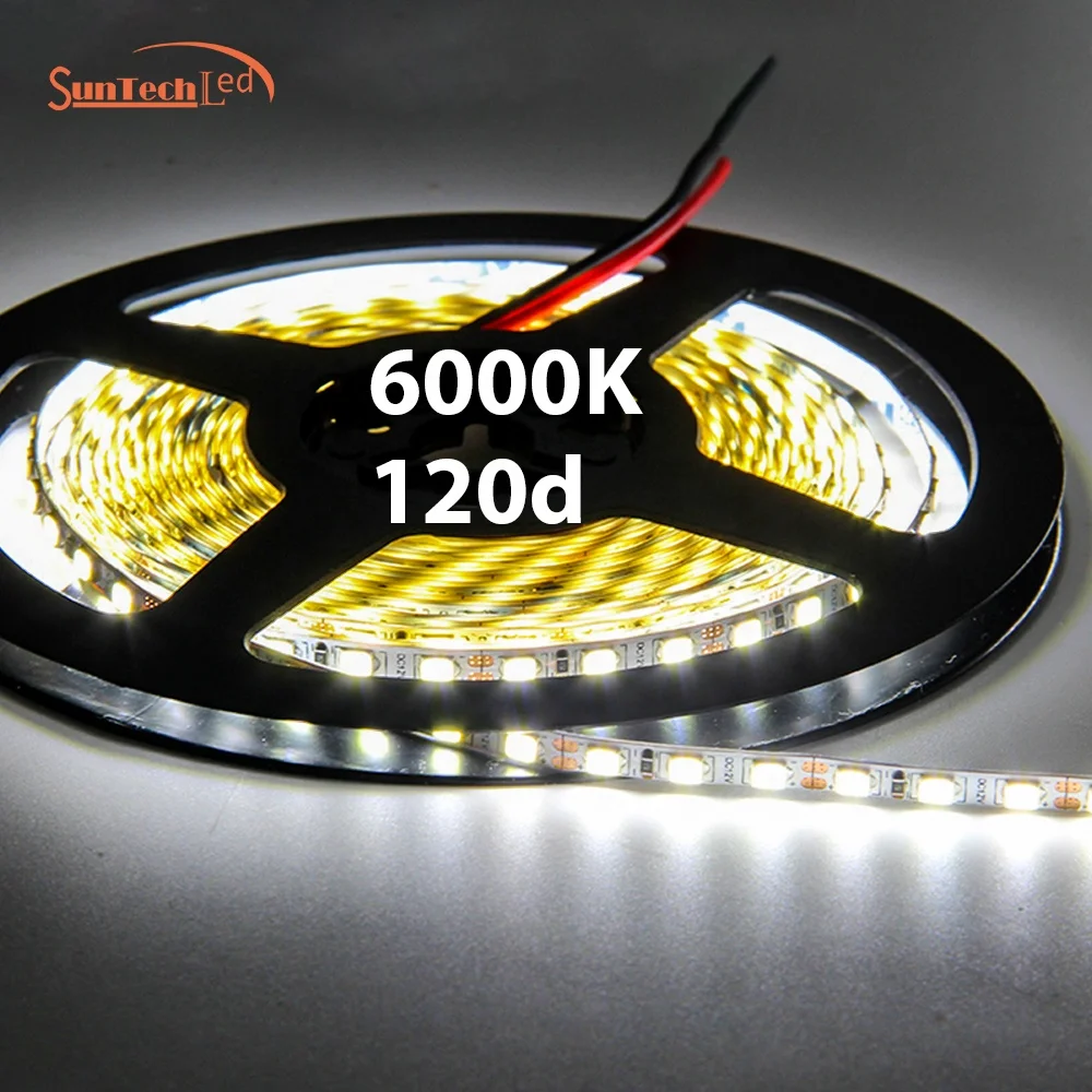 High Quality Waterproof Flexible 12v 4mm 6000k Smd 2835 Led Strip Lights