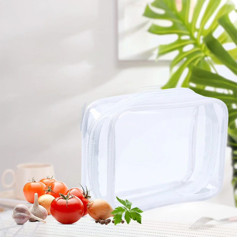 

Wholesale makeup bag travel clear plastic pvc waterproof cosmetic travel makeup bag With High Quality