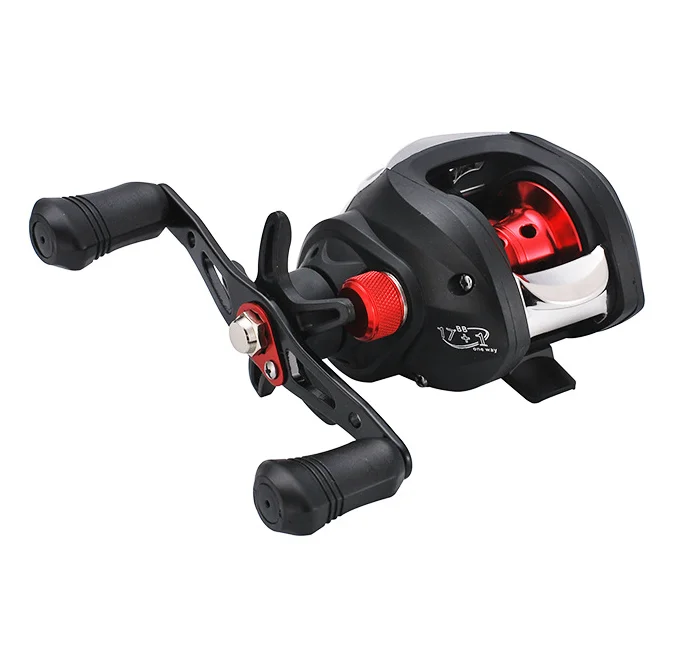 

Metal Fishing Microobject ultra light long range hand reels fishing line wheels, Black