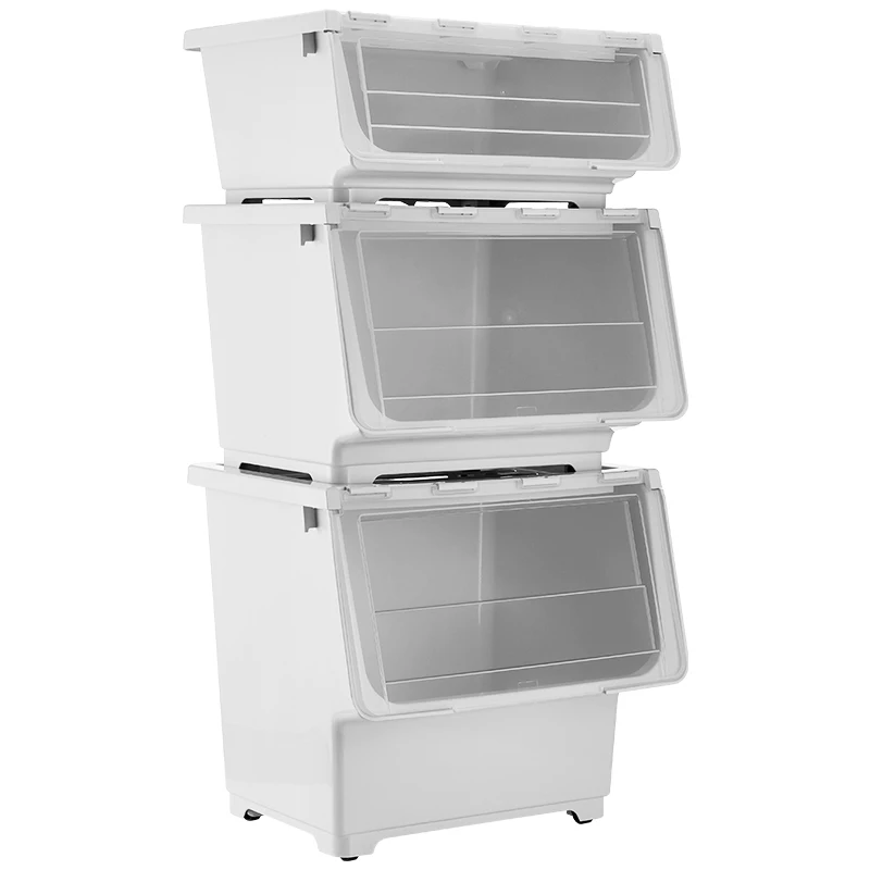 

factory price good quality front open foldable storage box open front storage box