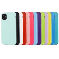 

2019 Pure-coloured candy TPU Simple Fall-proof Mobile Phone Shell for the iPhone 11 phone case