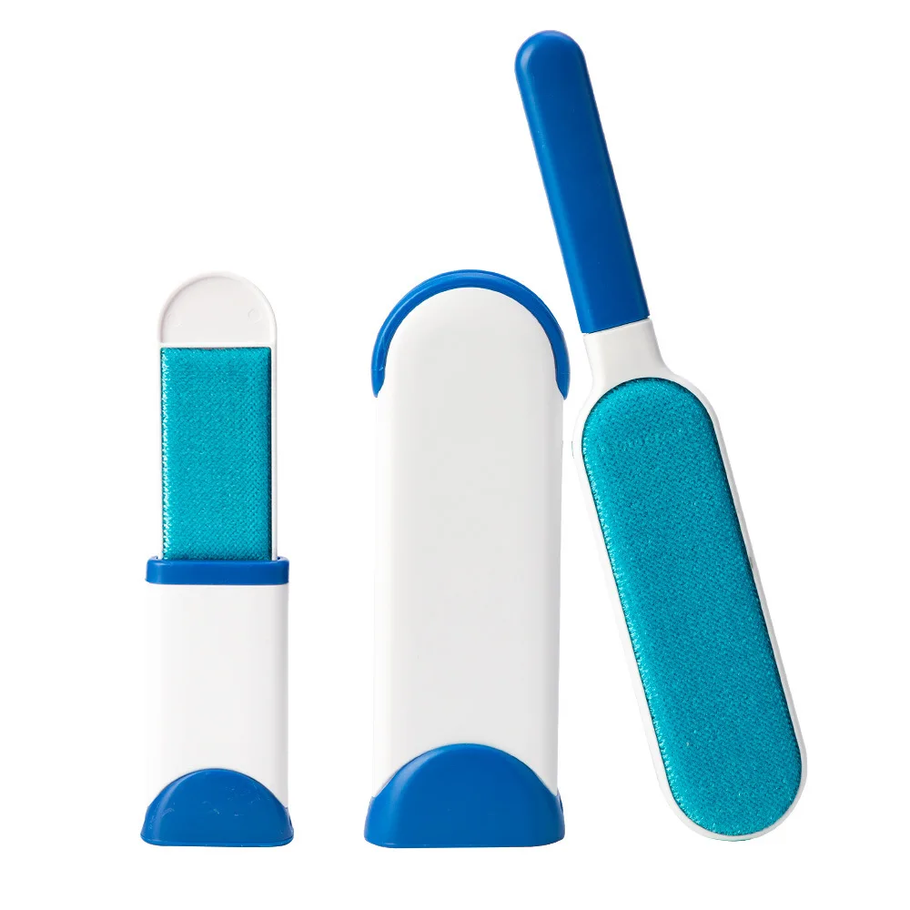 

Portable Sticky Washable TPR Reusable Clothes Clean Brush Dust Catcher Pet Cleaning Supplies, Blue. dark .gray .orange .red