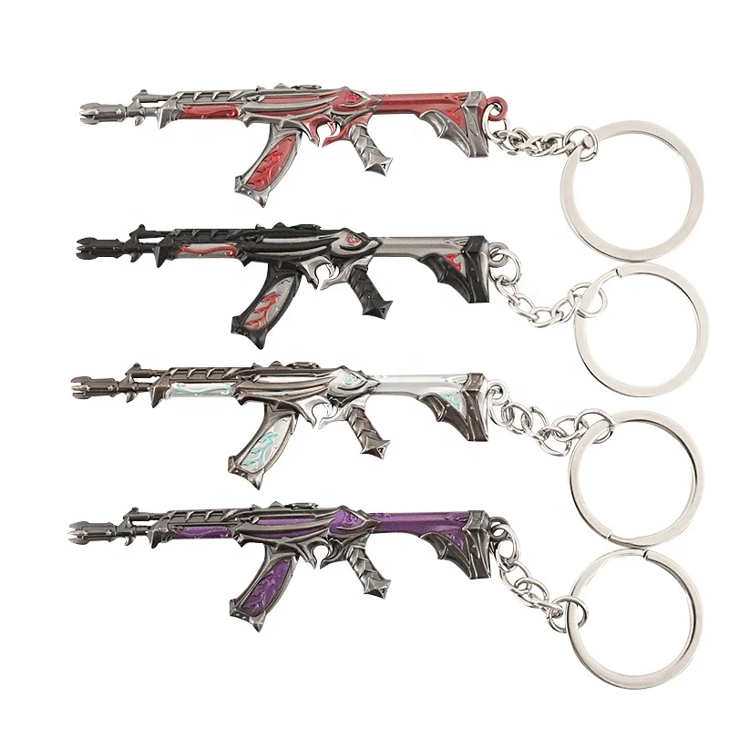 

9cm Mini Metal Valorant Keychain Valorant Gun Keychain Mini Keychain Valorant