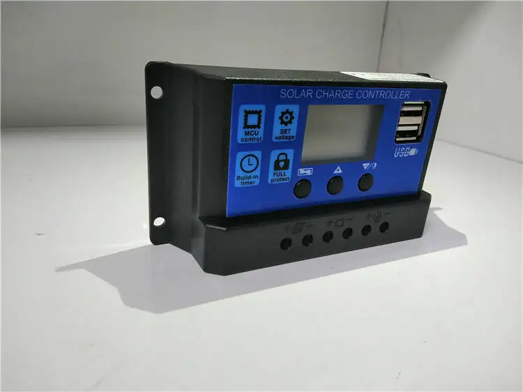 
12V 24V 48V 30A Mini PWM Auto Solar Panel Charge Controller 30A 12V 24V Battery Charger Controller 