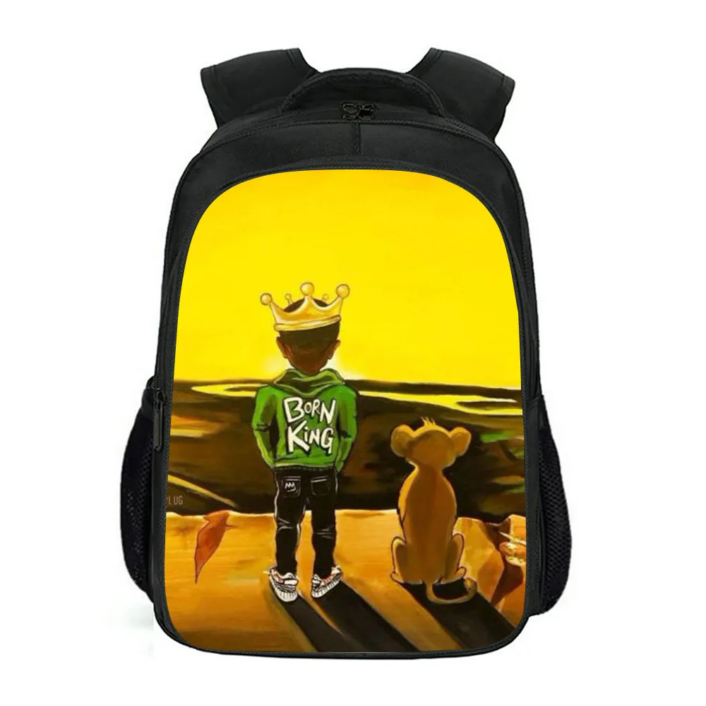 

Boys Fashion design backpack Customize Print and Log School backpack