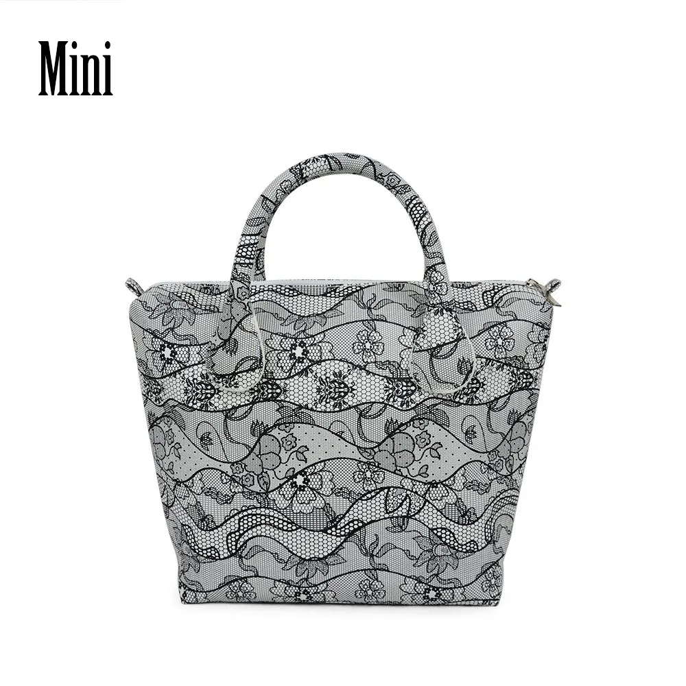

Hot sale Waterproof PU Leather Floral obag Inner insert Plus round Handles Combination BAG ACCESSORIES for O bag mini