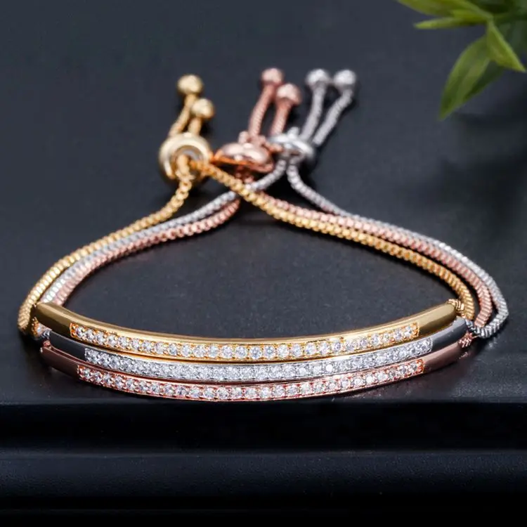 

Adjustable zircon bracelet bangle for Women Jewelry