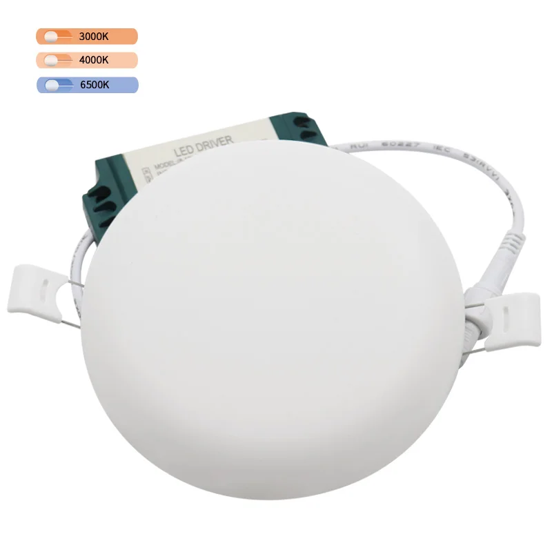 tri colour downlight 3 colors led reseeded downlight frameless 36w