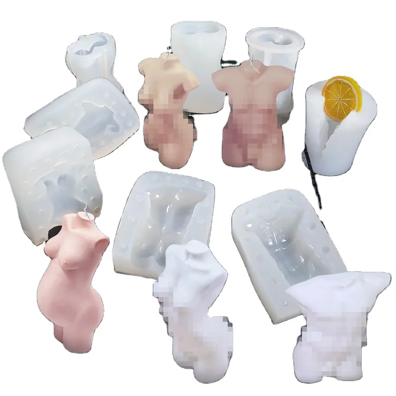 

Large 3D DIY Female Human Bath and Body Candle Mould Candles Body Shape