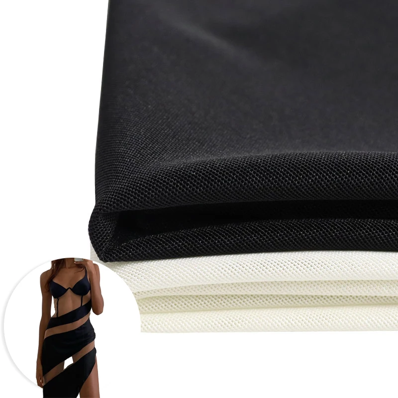 

Latest Design Nylon 72.5% Spandex 27.5% Mesh Fabric For Clothing