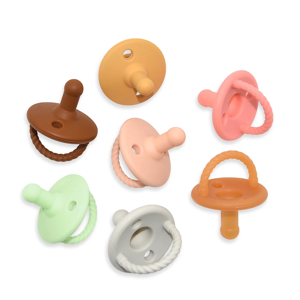 

BHD BPA-Free Universal Fit Baby Silicone Pacifier Natural Rubber Baby Pacifier