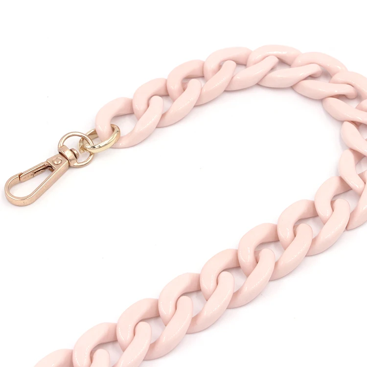 

Fashion Female Huge Plastic acrylic Chain Acrylic Shoulder Strap, 1 color in stock/can be customized