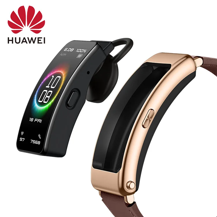 

Huawei Talkband B6 Smartwatch Call Feature Calling Function Wireless Earbuds Included 2 in 1 Smart Watch With Bluetooth Earphone