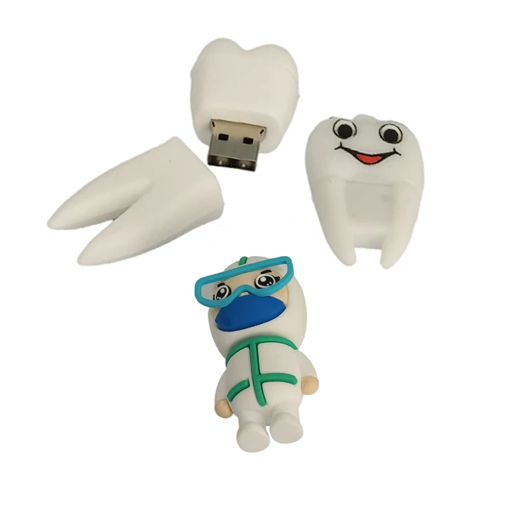 Flash Disk Custom Mold Silicone Cartoon Pen Drive Hospital Doctor Nurse Gift Lung Shape Usb Flash Drive Pendrive 8GB 4GB 16GB - ANKUX.COM