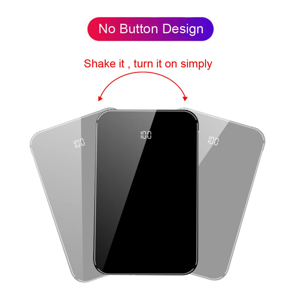 USB 10000mah mobile charger wireless power banks , type C portable fast charging solar power banks 8000mah 10000mah - ANKUX.COM