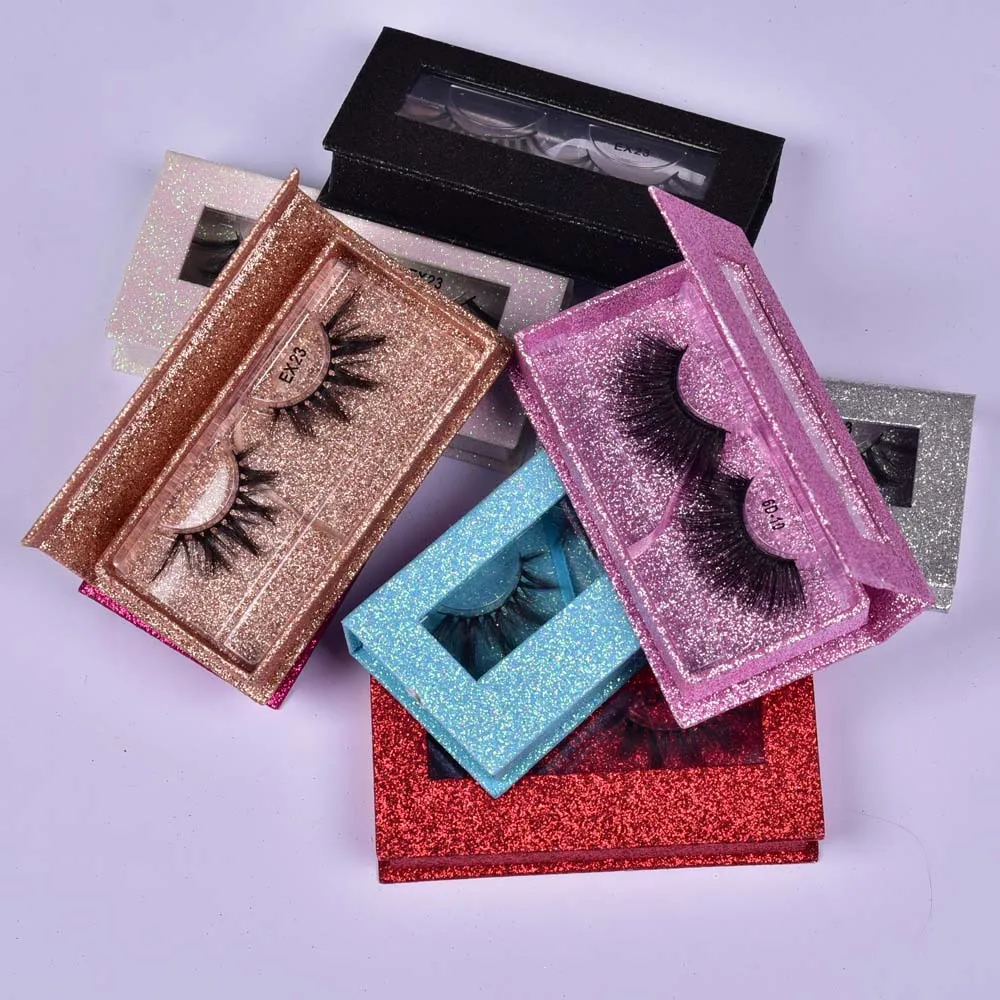 

Factory wholesale price 3d eyelashes real siberian mink 25mm lashes with customize own brand box