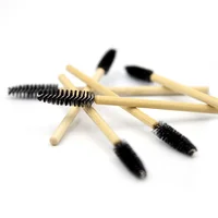 

Eco-Friendly bamboo mascara wand wholesale beauty spa eyelash mascara brush applicator