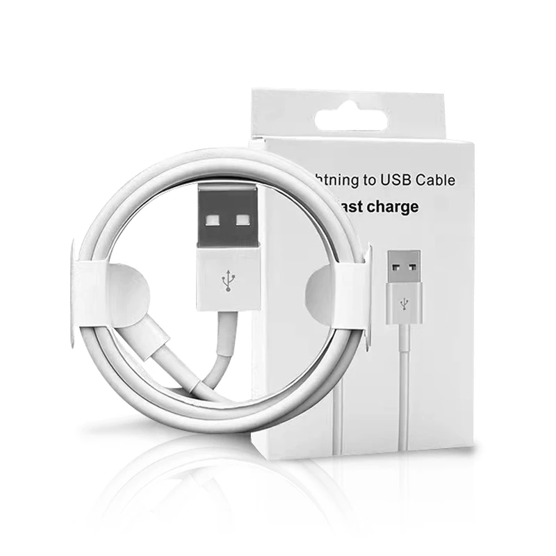 

Factory Price 3ft 6ft 10ft Lighting Cable USB Charging Cable for iPhone charger With 3IC