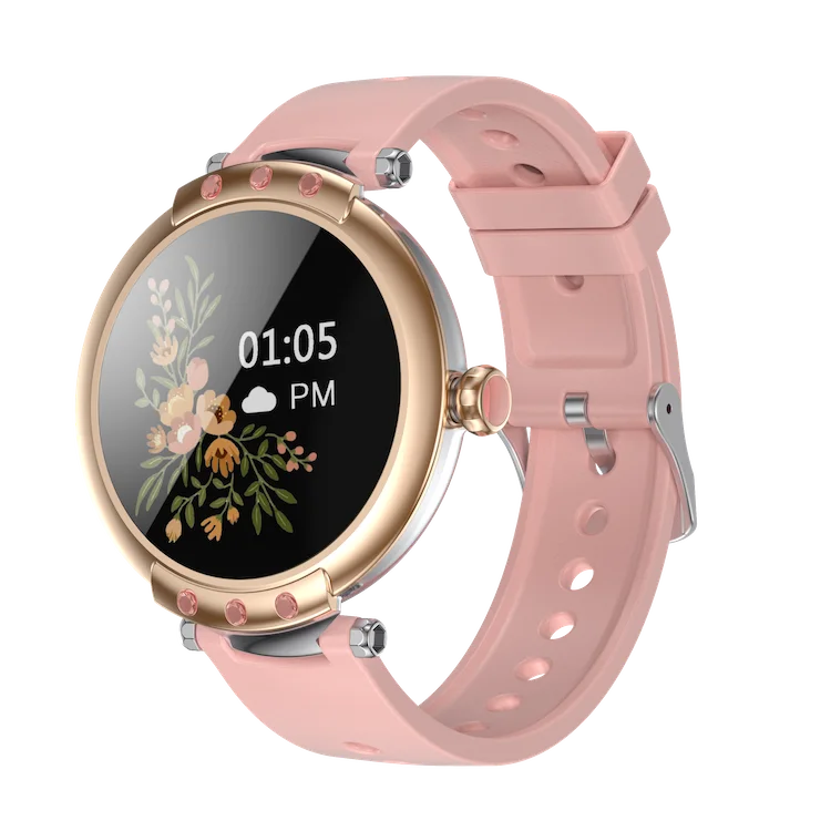 

Christmas Gift FR98 Luxury Lady Smart Watch Super Thin Customized Watch Face Wrist Band Women Smart Watch for Fitness Tracking