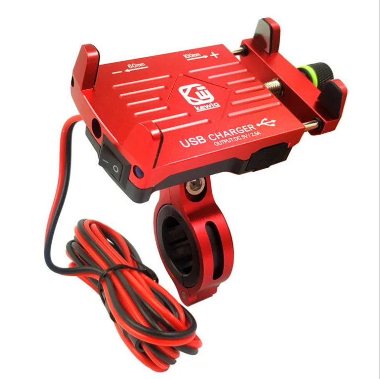

Big Size Red Color Motorbike Bicycle Safe Mountain Bike Phone Holder