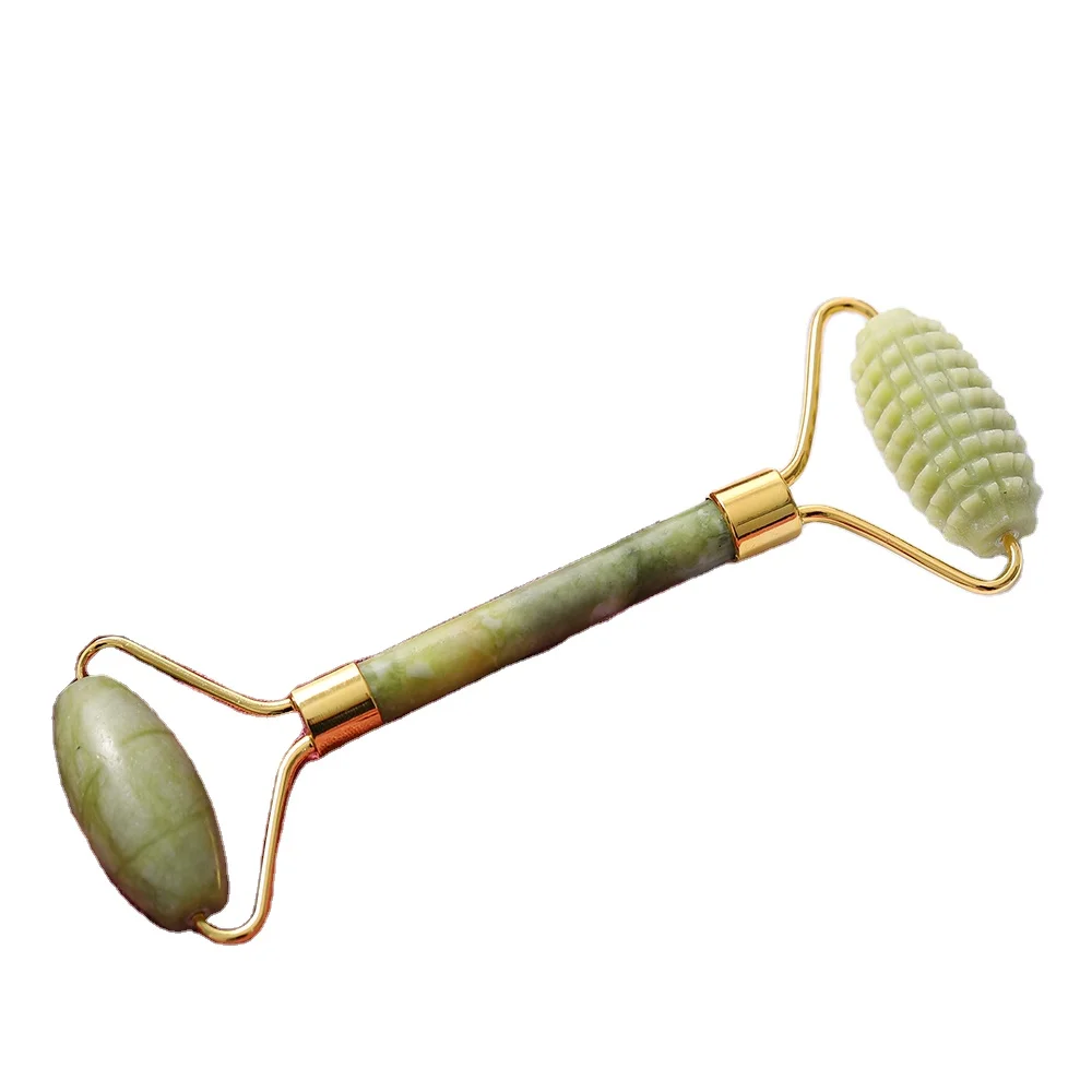 

Latest fashion XiuYan jade roller for Facial anti-wrinkle effective XiuYan jade roller for facial massage, Green