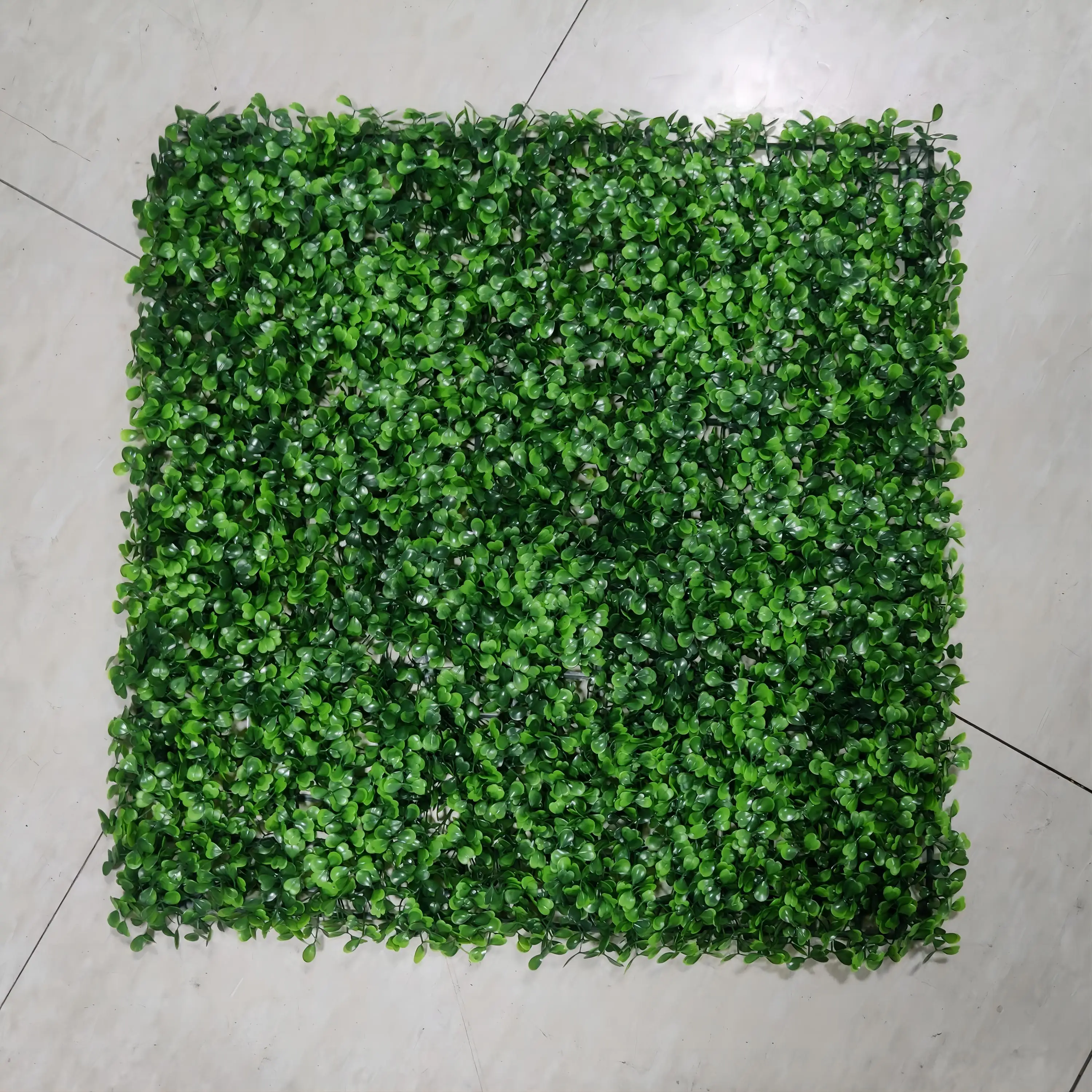 50x50cm Home Garden Artificial Boxwood Hedge Panel Green Grass Wall and Artificial Plant Wall Grass Wall
